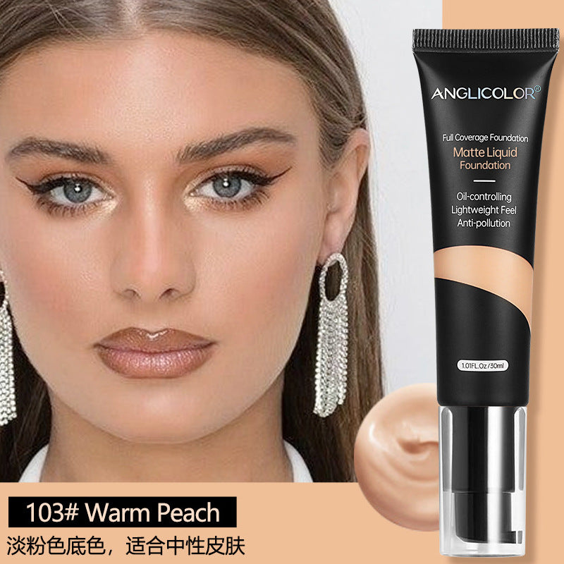 Long-lasting Concealing Foundation foundation Waterproof Oil Control Foundation Cream Non-Cakey Concealer