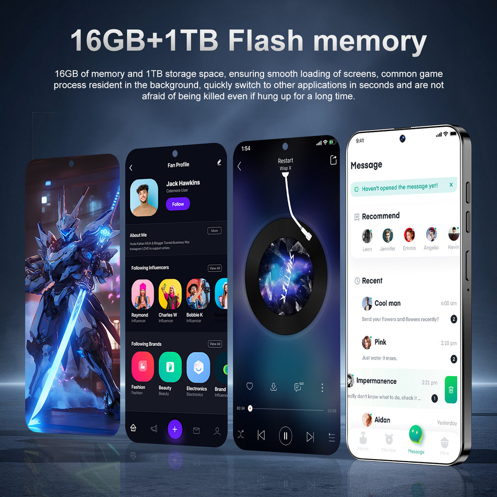 Bestselling Mobile Phone Spark30 Pro Android Phone7.3Large Screen16+1T Smartphone compatible