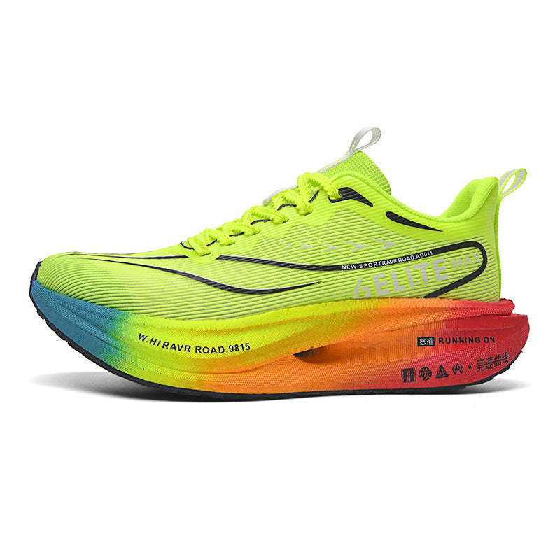 New model Feidian6pro Popcorn Carbon Plate Professional Racing Running Shoes Comfortable Breathable Unisex Sports Shoes