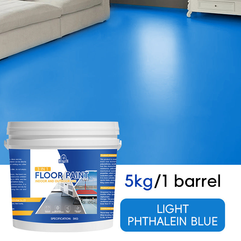 Home Floor Paint Three-in-One Epoxy Floor Paint Cement Floor Water-Based High Solid Wear-Resistant Resin Southeast Asia Environmental Protection