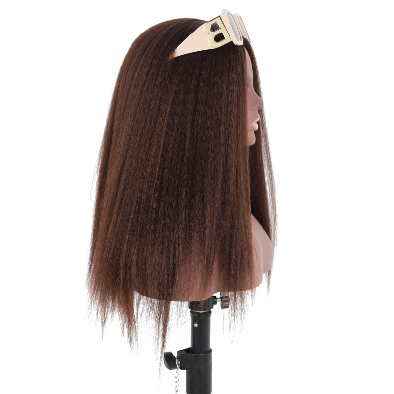 Wig Fluffy Headband Hairband Magic Tape Wig Headband African Wig Long Wig Headband Versatile