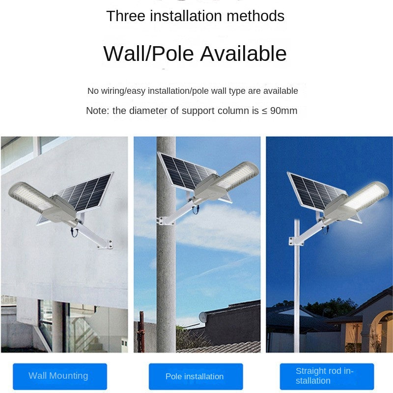 Blast Project Solar Garden Lights Waterproof LED Street Lights for New Rural Factory District IP65 Rating-Wholesale