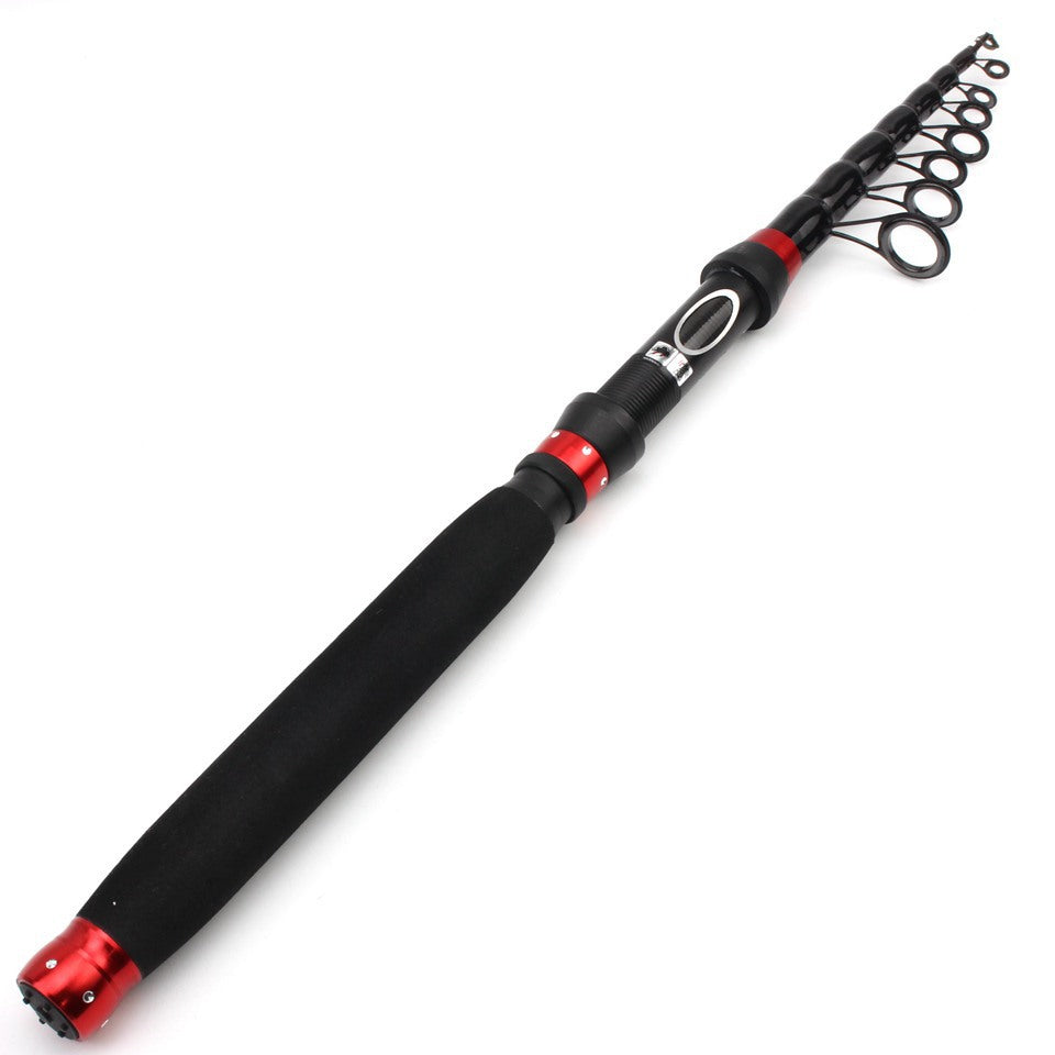 Ultra Short Ultra Light Retractable Lure Rod Small Sea Rod Rock Fishing Boat Fishing Rod Extended Handle European and American Fishing Gear