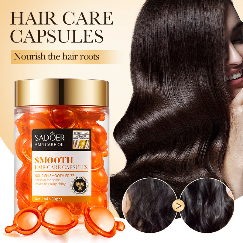 Nut Oil Hair Care Capsules SADOER Improve Frizz Essential Oil Capsule Conditioner  Wholesale