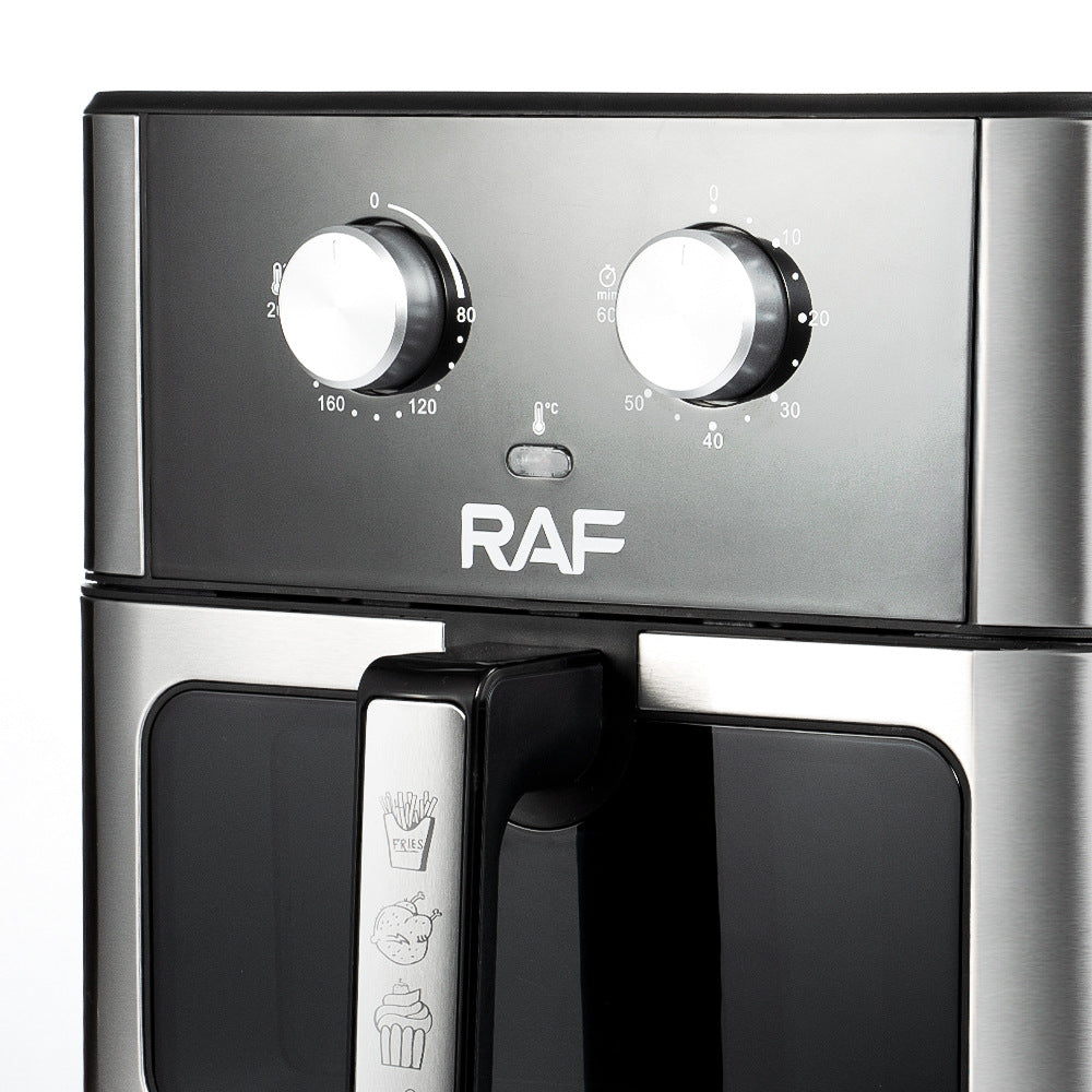 RAF European Standard Household Oil-Free Large Capacity Air Fryer Multi-Functional Smart Oven French Fry Fryer10L