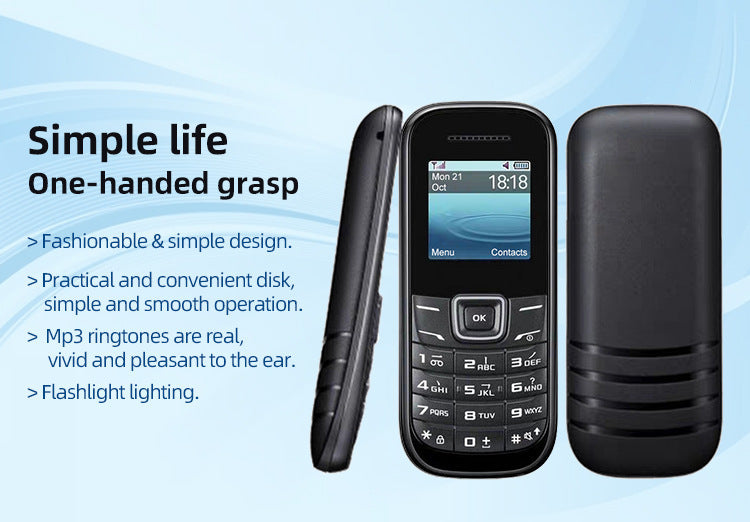 1205Elderly Phone Student-Specific Ultra-Long Standby Loud Mobile Straight Button Small Phone Wholesale