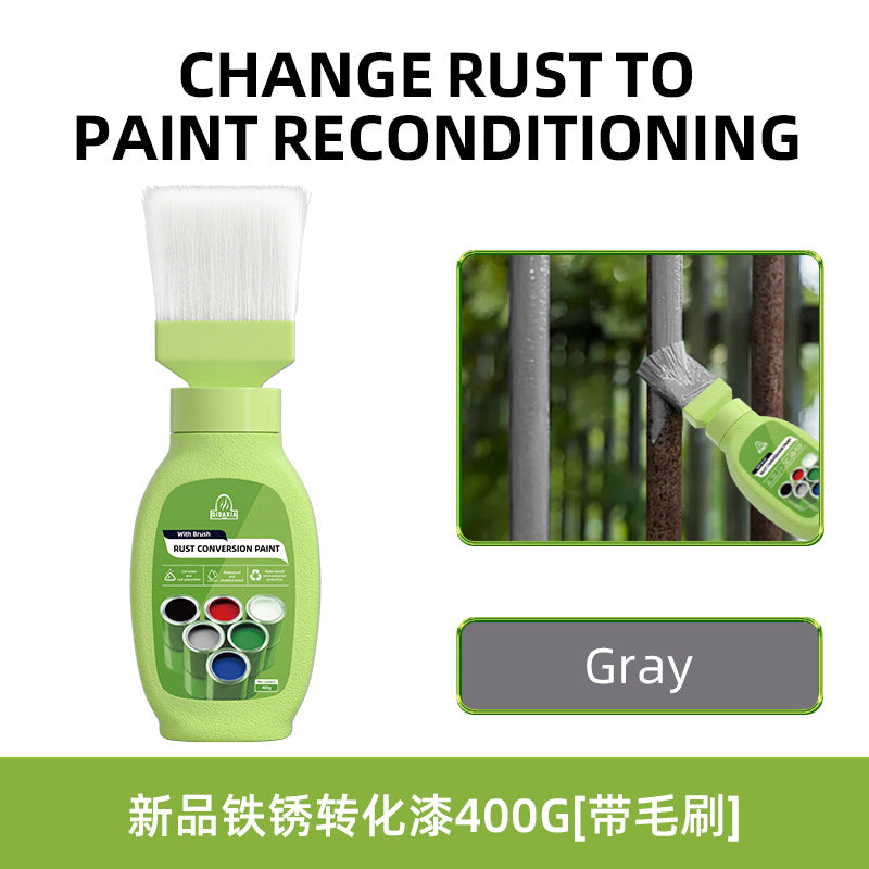 Water-based Anti-rust Paint Metal Paint Rust-free Rust Conversion Paint Color Steel Tile Renovation Rust Fixing Agent Multi-color Industrial Paint