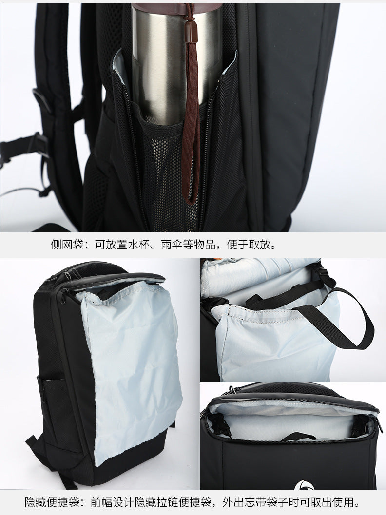 ozuko New business backpack for men, outdoor multifunctional travel bag, waterproof1715-inch Laptop Backpack