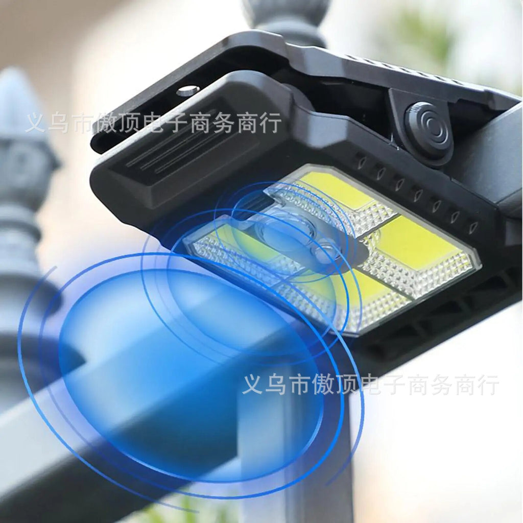 Solar Clip Light Human Body Sensing Outdoor Garden Light Garden Lighting Solar Fence Light Wall Light