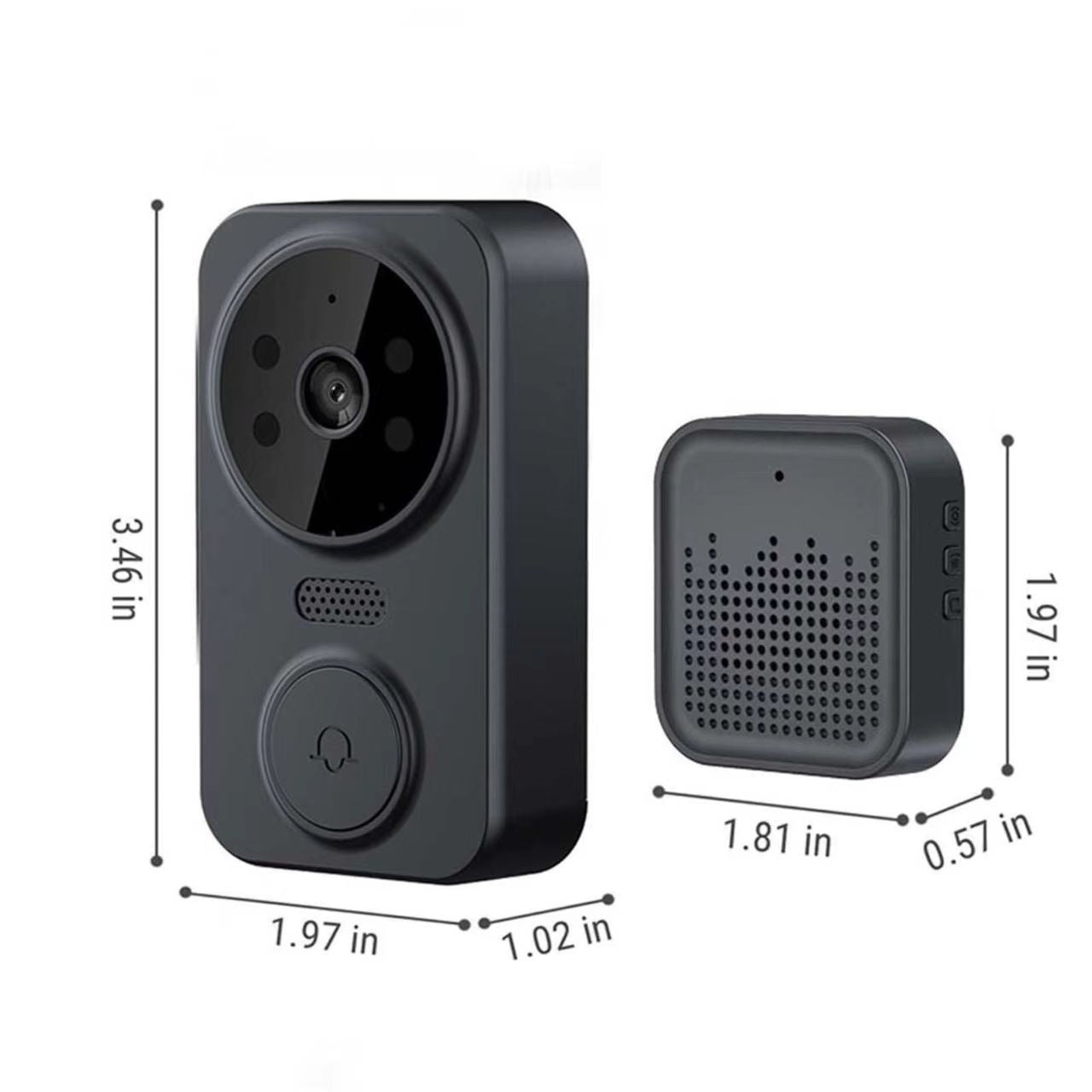 M8Video Doorbell Wireless Remote HD Night Vision Monitoring Home Voice Intercom tuya Smart Life