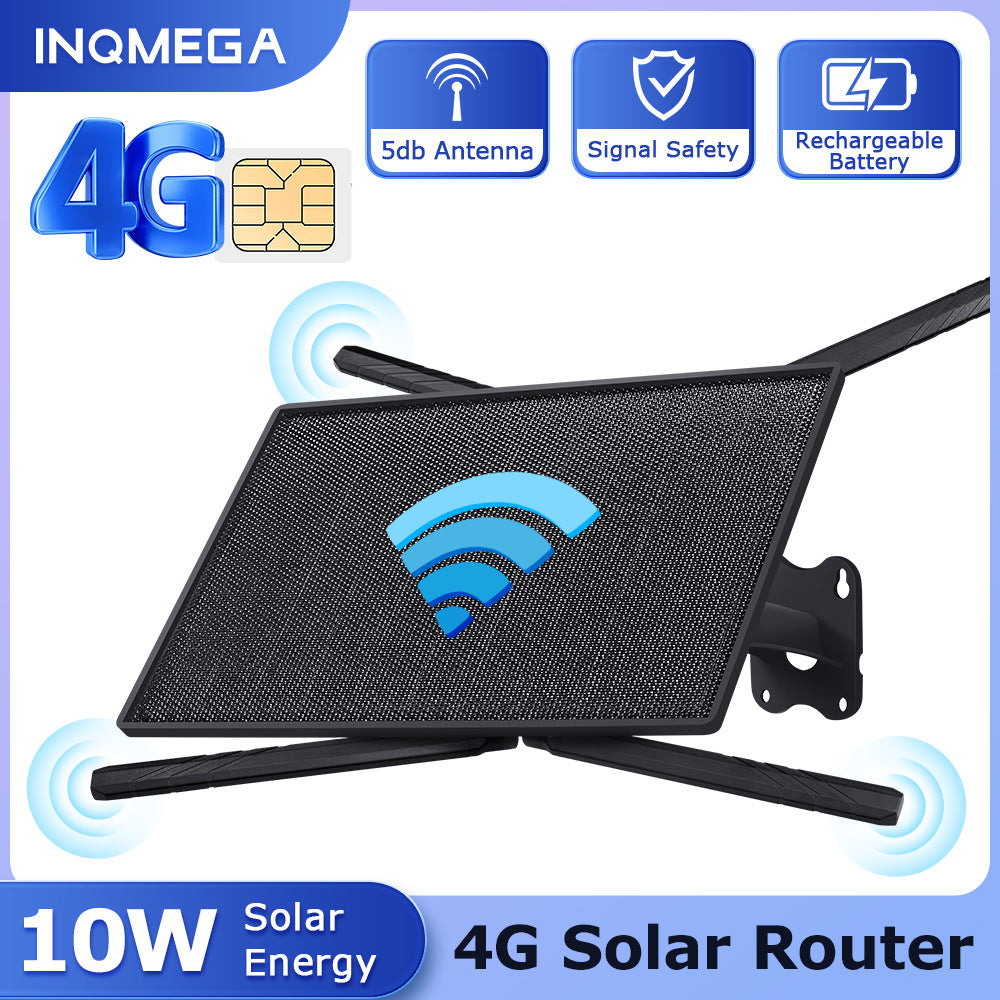 New Product4G Solar Router SIM Card4G Wireless Router Outdoor Solar Router