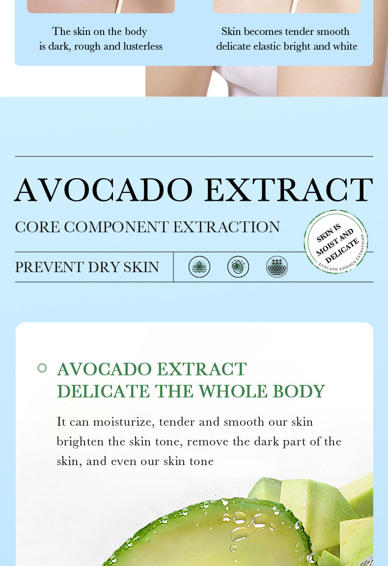 Plant Body Lotion SADOER Avocado Moisturizing Rose Butter Body Lotion  Wholesale