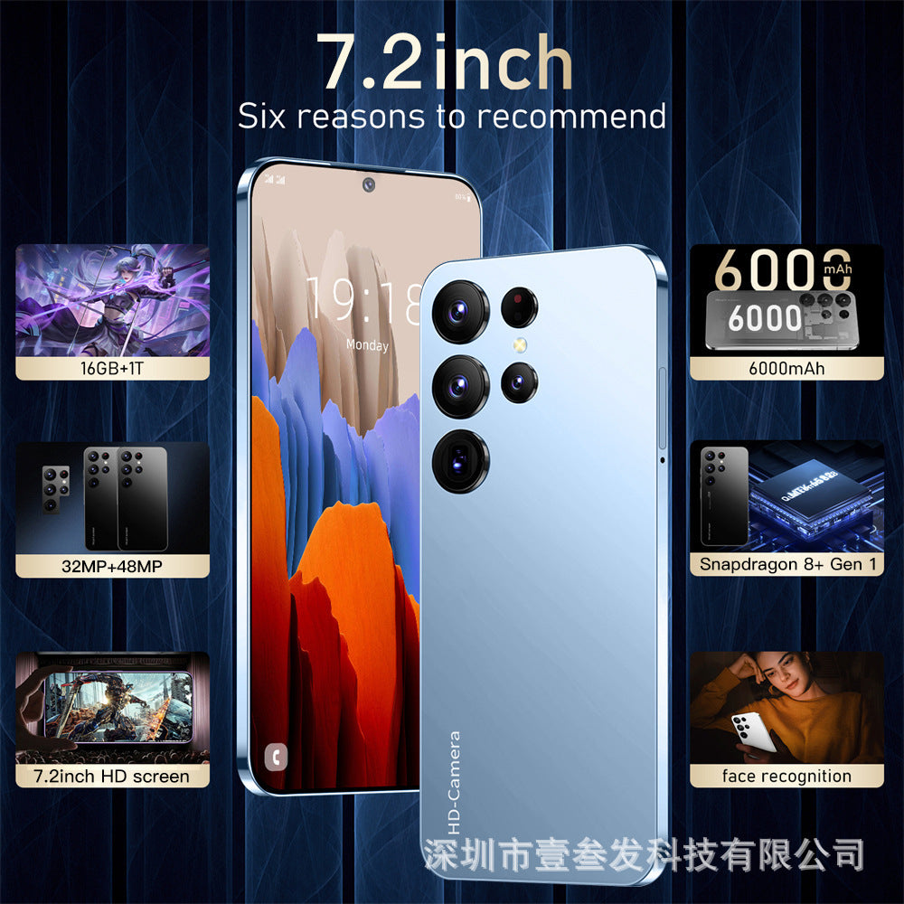 S23 Ultra Popular(1+16G) 7.3Inch5G All-in-One New Smartphone Factory