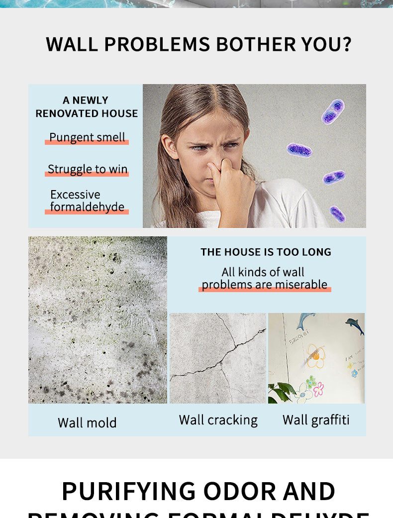 Wall Latex Paint Indoor Household Wall Paint Renovation Repair Color Adjustment Paint Water-based Paint Interior Wall Repair