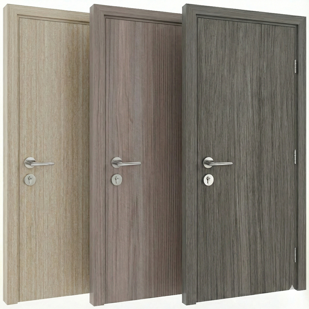China Fire Doors Supplier Custom Hotel Room Wood Door Fireproof Smokeproof HPL Wooden Fire Resistant Doors for Hotel Project