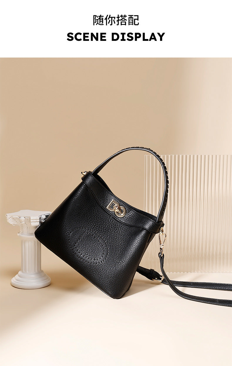 New Bucket Tote Bag Niche Versatile Handbag for Women Daily Casual Light Luxury Fashion Women's Bag Single Shoulder Crossbody Bag