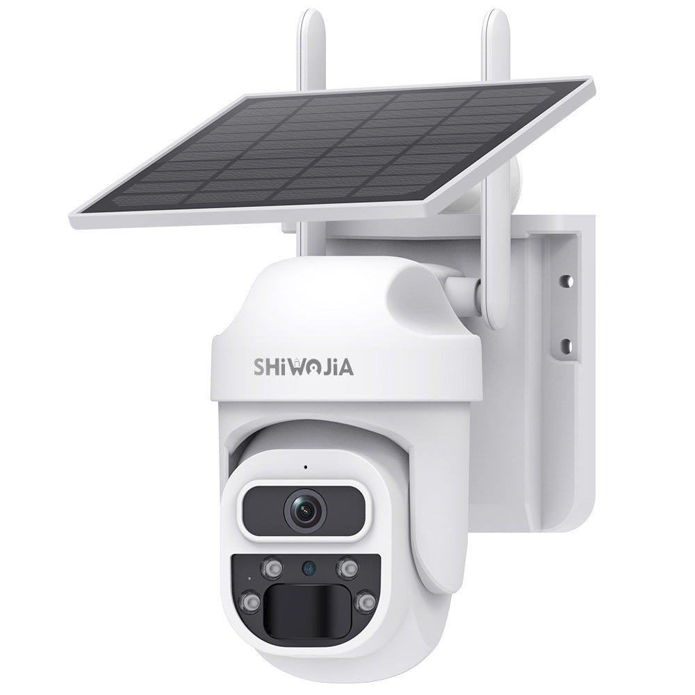 Factory Direct Sales4G Wireless solar camera with multi-zone coverage300Wanshuang Night Vision Garage Corridor Monitoring