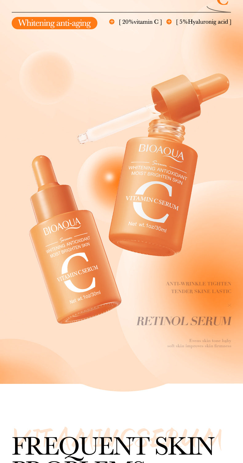 BIOAOUA Essence Series Hydrating and Nourishing Vitamins C Essence   Factory Direct Sales
