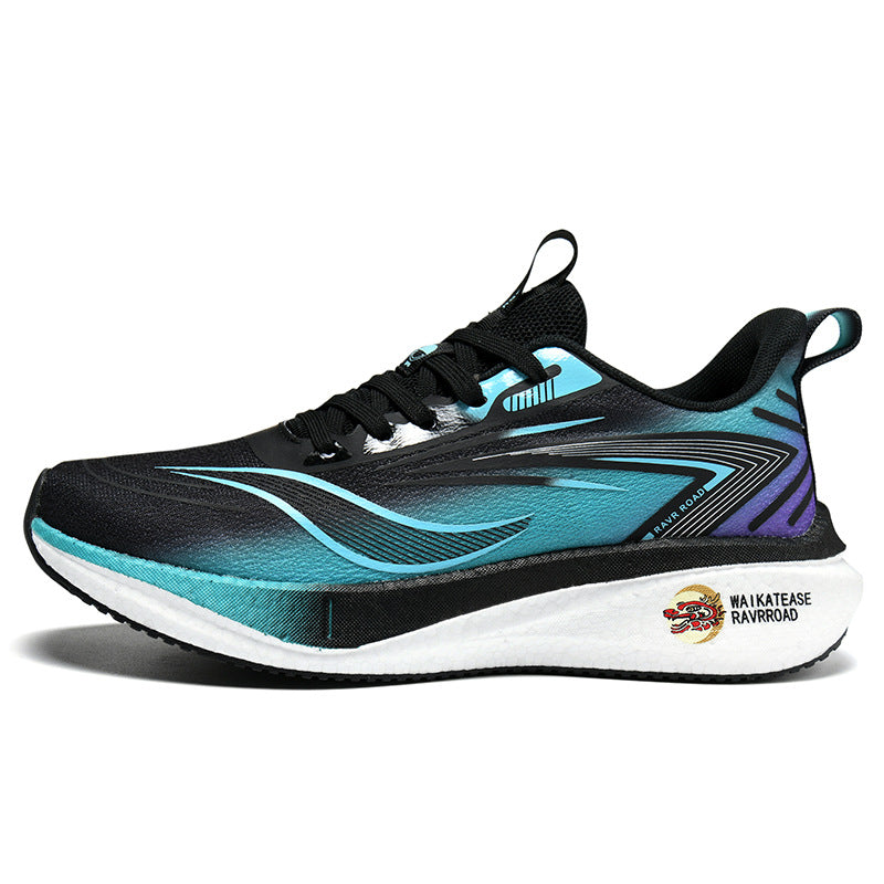 Summer Casual Men's Shoes Mesh Breathable Popcorn High Elastic Sports Shoes Men and Women Couple Shoes Sports Student Running Shoes
