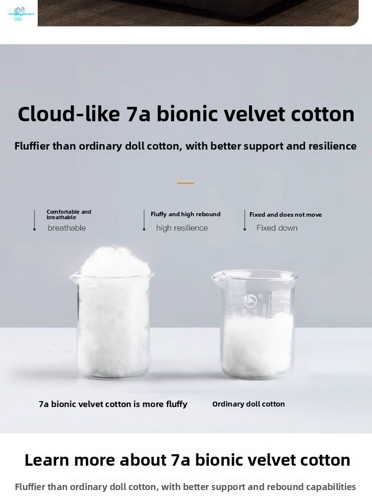 Modern Light Luxury Nordic Faux Fur Sofa Small Apartment Living Room Straight Row Chaise Cloud Puff Sofa Internet Celebrity Style