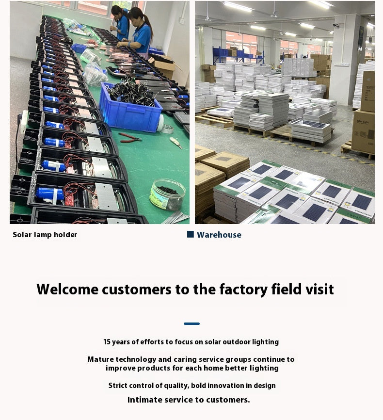 Solar Light Outdoor Garden Light IP65 Waterproof Square Factory Community 4000W 5000W 6000W LED Solar Street Light