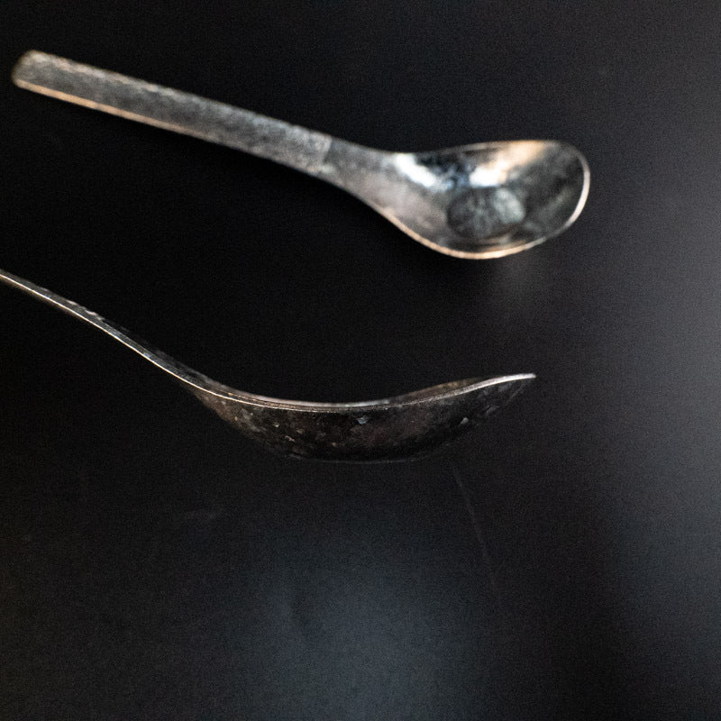 Pure Titanium Crystal Yuanbao Spoon Soup Spoon Crystal Ice Flower Outdoor Camping Lightweight Tableware Dessert Spoon Baby Food Spoon