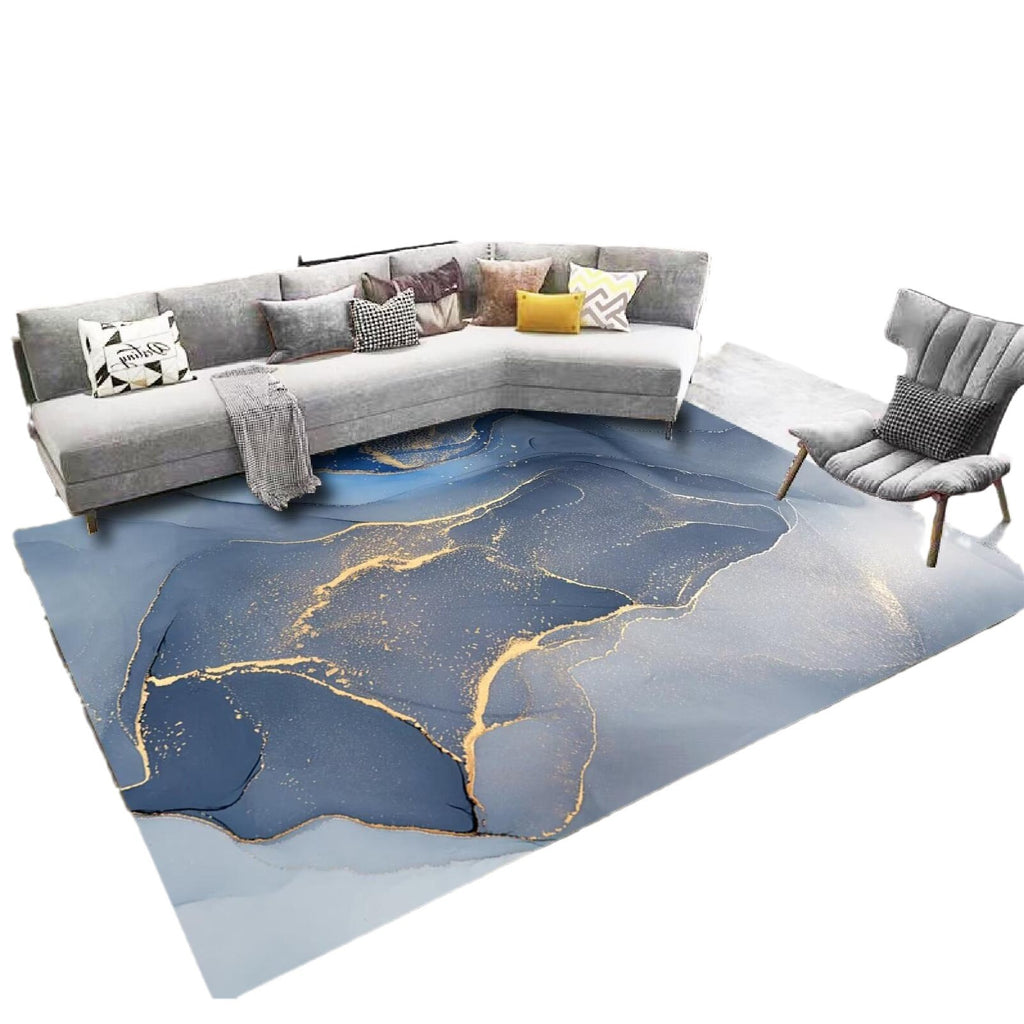 Crystal Velvet Carpet Light Luxury Home Bedroom Non-Slip Wear-Resistant Bedside Blanket Living Room Dirty-Resistant Easy to Care Sofa Coffee Table Blanket