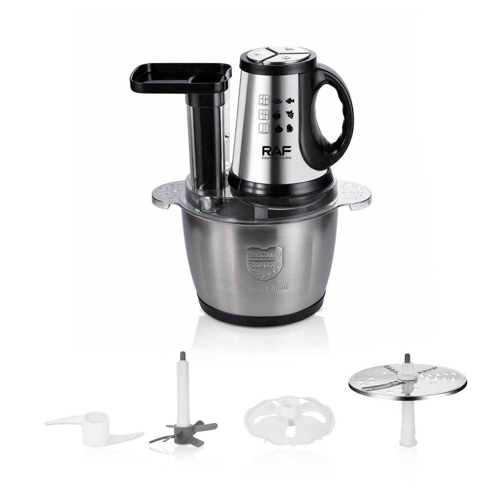 RAF European Standard Household Meat Grinder3L Press Shredding Vegetable Cutter Blender Food Processor Multifunctional Meat Grinder