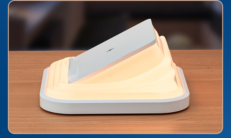 Source manufacturer eye protection reading night light15W Mobile Phone Wireless Charging Table Lamp Folding Gift Atmosphere Lamp Wholesale
