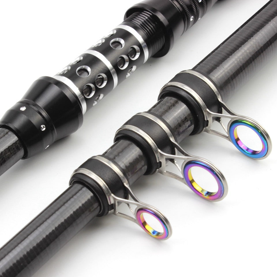 An ultra-short mini sea rod, telescopic lure rod that can be placed in a backpack