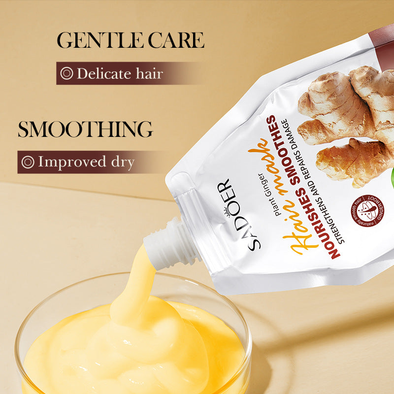 Ginger Hair Mask350g SADOER Smooth Nourishing Repair Moisturizing Hair Mask  Wholesale