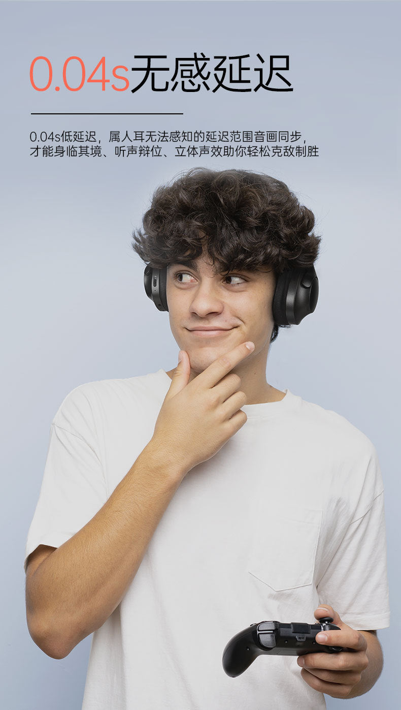 New ANC Active Noise Cancelling Over-Ear Bluetooth Headphones Long battery life full-cover ear-mounted wireless Bluetooth headphones