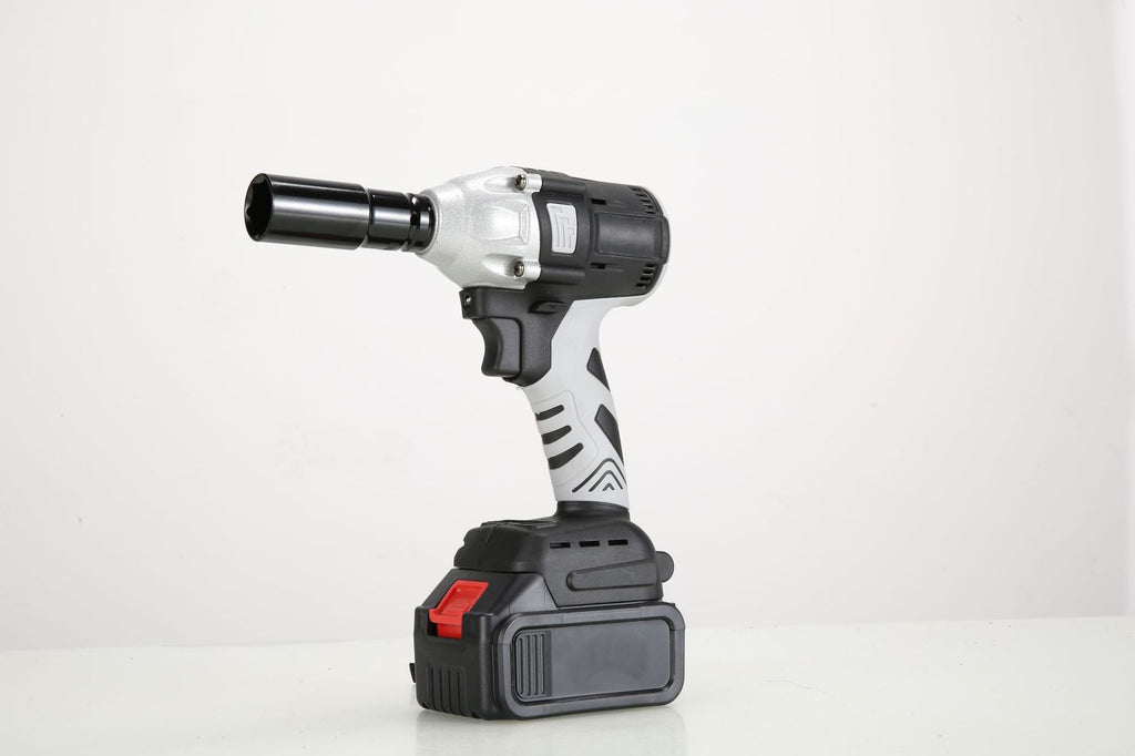 Set Brushless Lithium Electric Wrench High Torque Handheld Electric Wrench Rechargeable Multifunctional Lithium Electric Wrench