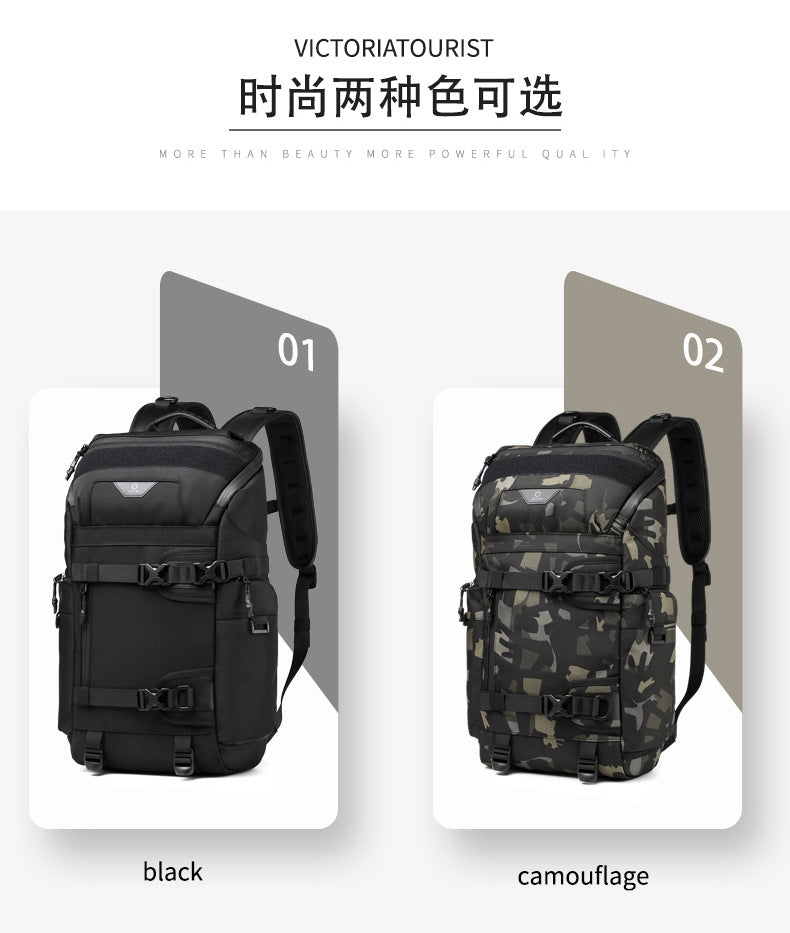 OZUKO Tactical Backpack Men's Computer Bag Waterproof Camouflage Large Capacity Outdoor Sports Cycling Commuting Backpack