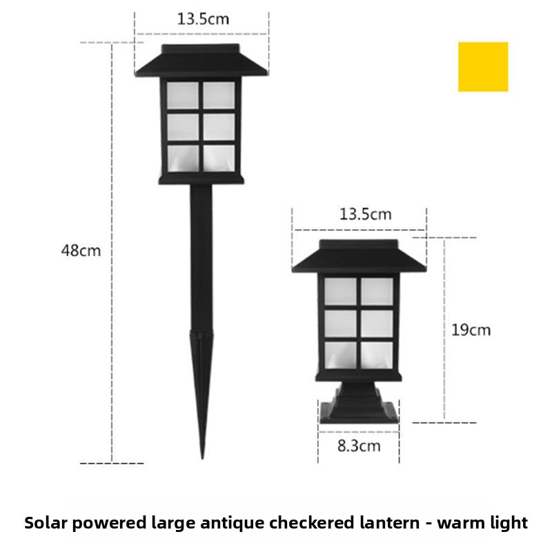 New Solar Lawn Light Garden Light Outdoor Waterproof Garden Villa Ground Light Landscape Decoration Dual-use Street Light