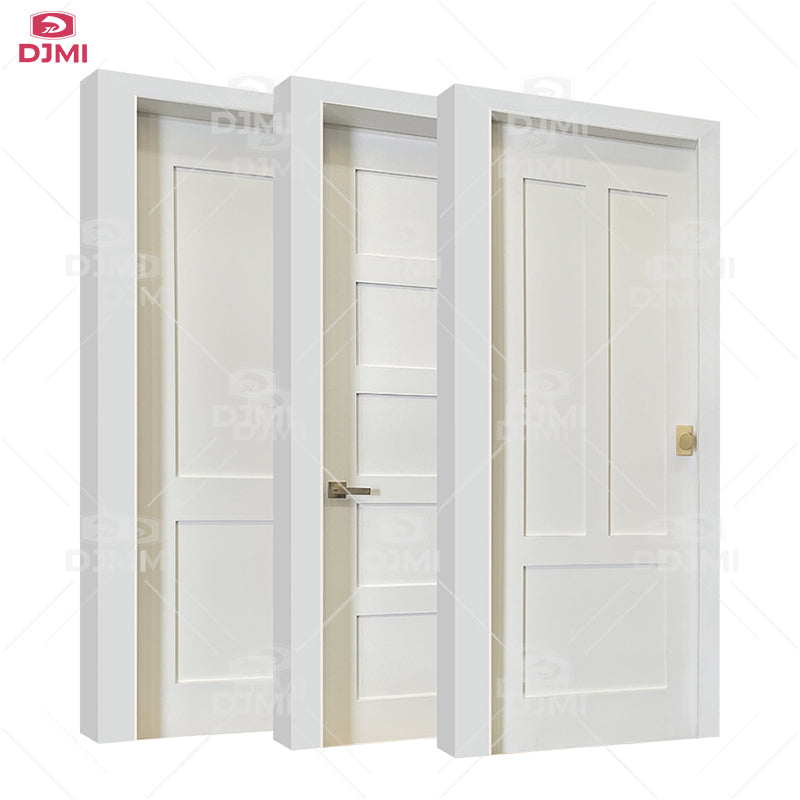 Factory Wholesale New Materials Good Price Solid Wood Door Interior White Oak Interior Doors