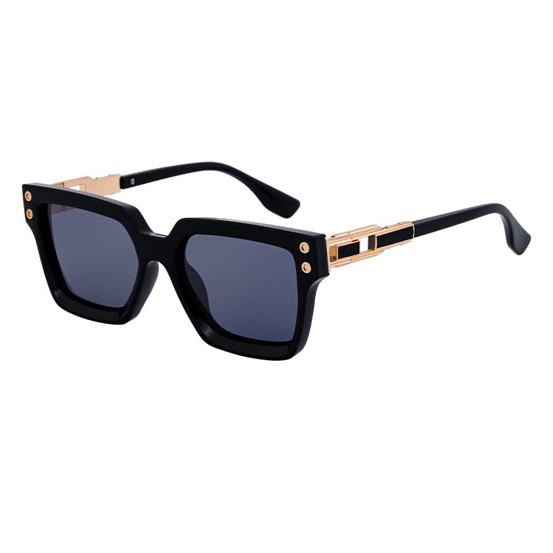 2025New European and American Style Square Frame Sunglasses for Men High-end Sun Protection Sunglasses Men's Trend Wholesale sunglasses