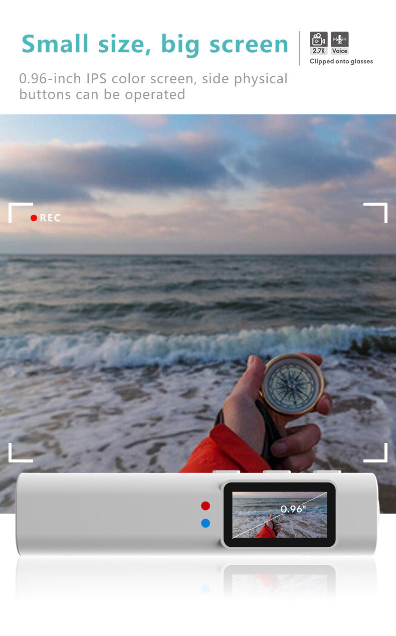 New2K HD Eyewear Head-Mounted Recorder Video Device Portable Life Camera Outdoor Sports Camera