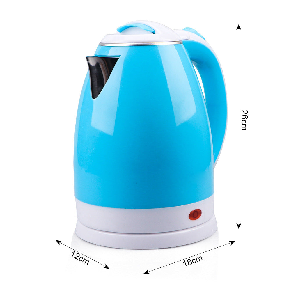 European Standard Large Capacity Electric Kettle Automatic Power-off Electric Heating Kettle Stainless Steel Household Boiling Water Kettle2.L