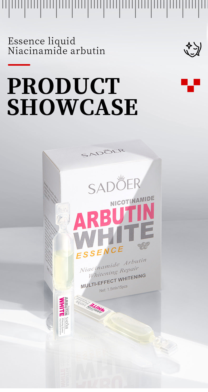 Niacinamide Arbutin Set SADOER Whitening, hydrating, and moisturizing skincare products  wholesale