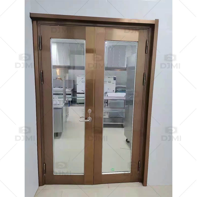 Hotel 304 Stainless Steel Door Customized Stainless Steel Kitchen Doors Security Stainless Good Metal Entry Fireproof Door