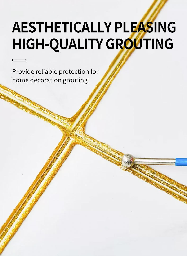 Tile Grout Water-Based Tile Floor Tile Grout Waterproof Mildew-Proof Sink Toilet Hand-Squeeze Grout