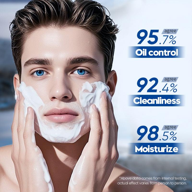 Men's Amino Acid Refreshing Cleanser SADOER Cleansing facial cleanser cross-border foreign trade wholesale
