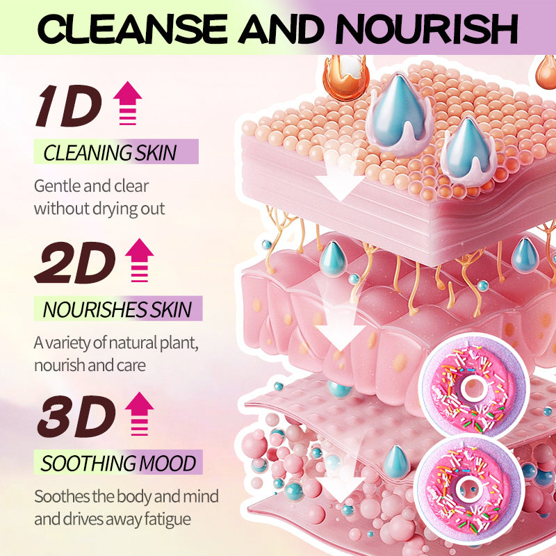 Macaron Donut Bath Salt Ball SADOER Clean Body Bath Salts  Wholesale