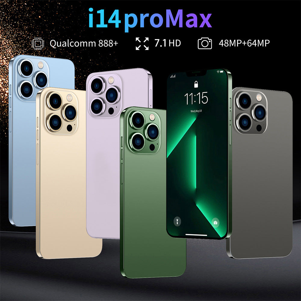 Mobile Phone Large Memory Android Phone Wholesale New Large Memory i14ProMax 16+1TB