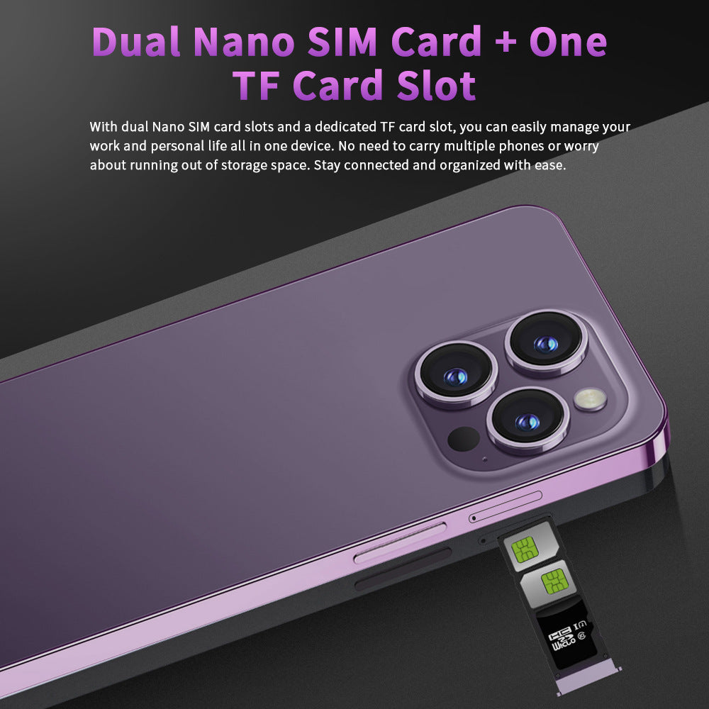 i15proMax Smartphone6.8Inch Hd Large Screen3+64GB Android Hot-Selling Phones Wholesale