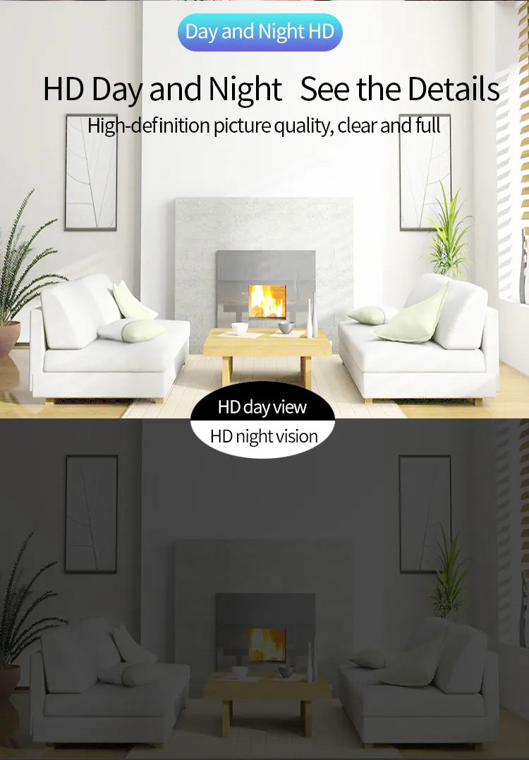 Minions Wireless WiFi Camera Surveillance Home HD Remote Night Vision Camera Smart Home Monitoring