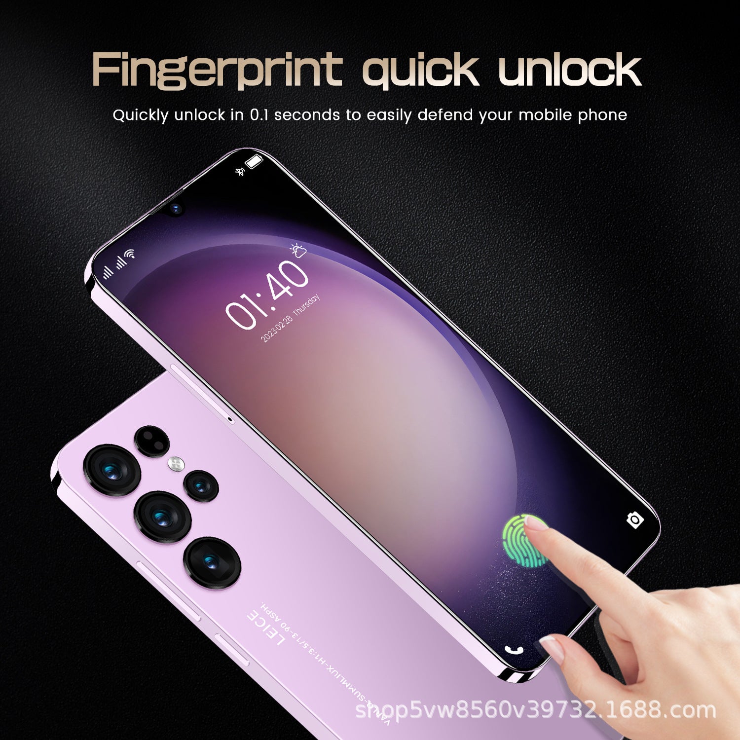 New S23+Ultra Specially designed for high-definition smartphones16+1T Large Memory Source Factory