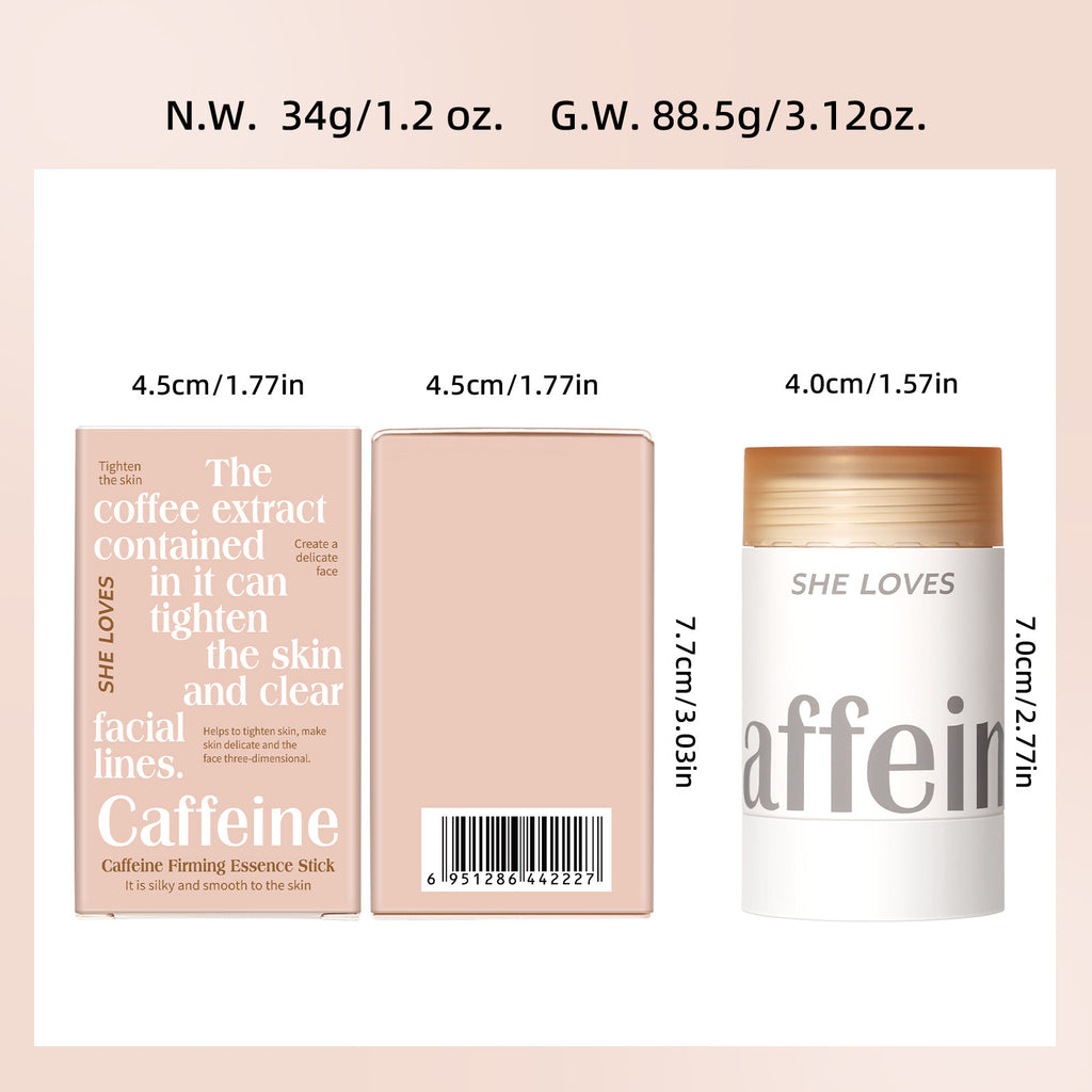 Exclusive Supply SHE LOVES Caffeine Firming Essence Stick Lifting Firming Diminishing Fine Lines Hydrating Cream