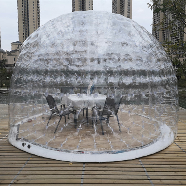 Internet Celebrity Douyin Inflatable Double-layer Bubble House Unique Boutique Hotel Camping Windproof Rainproof Outdoor Transparent Tent